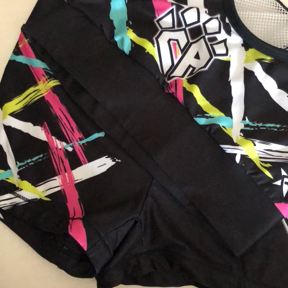 Cheer athletics graffiti spandex set
